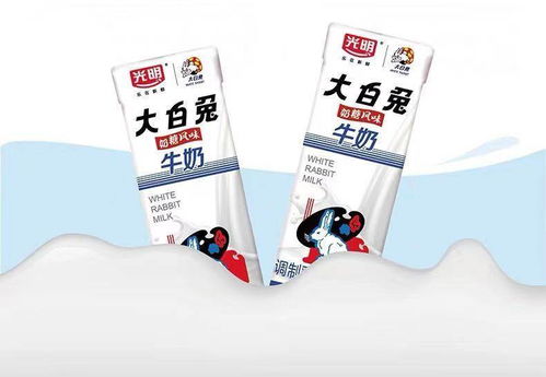 买一赠一 光明大白兔奶糖风味牛奶200ml 6盒 提轻巧装